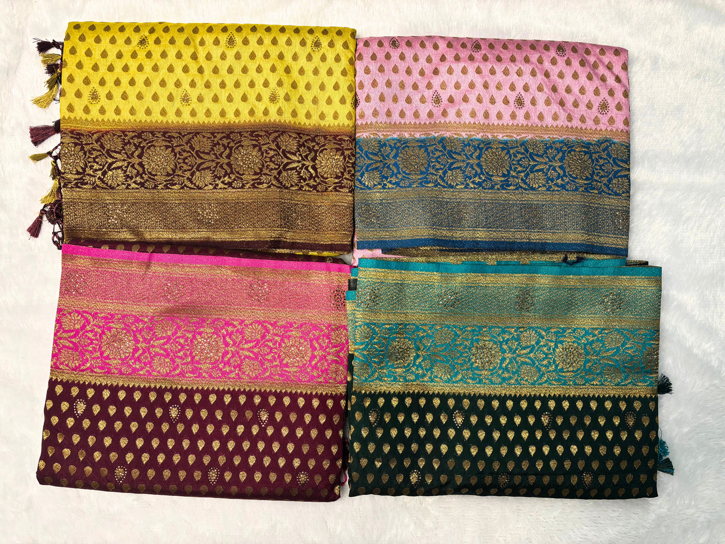 Semi Banarasi silk