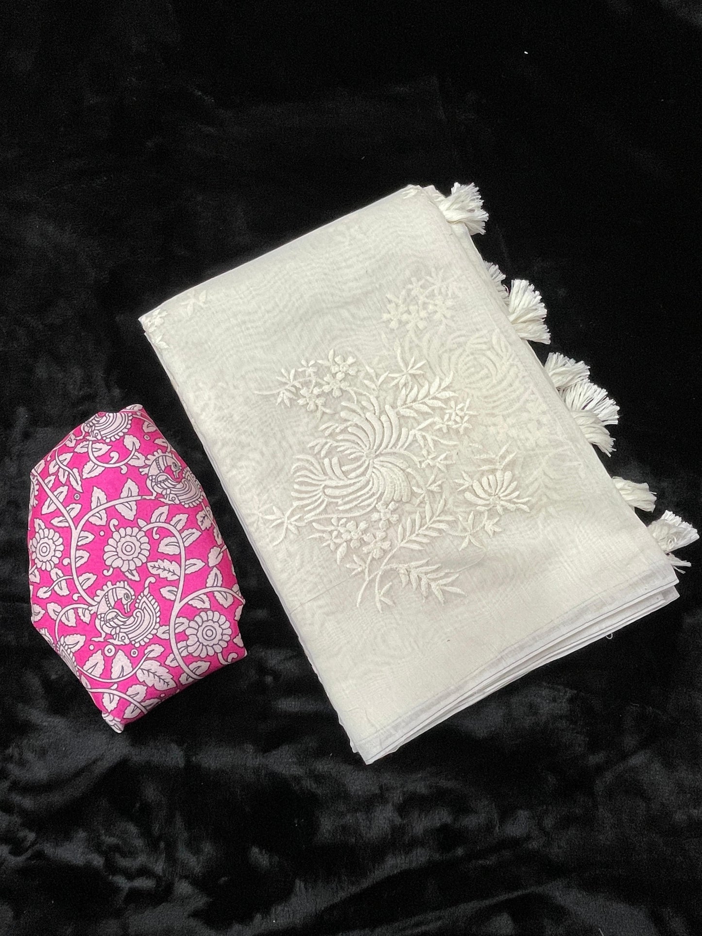 Pure soft Chandari silk