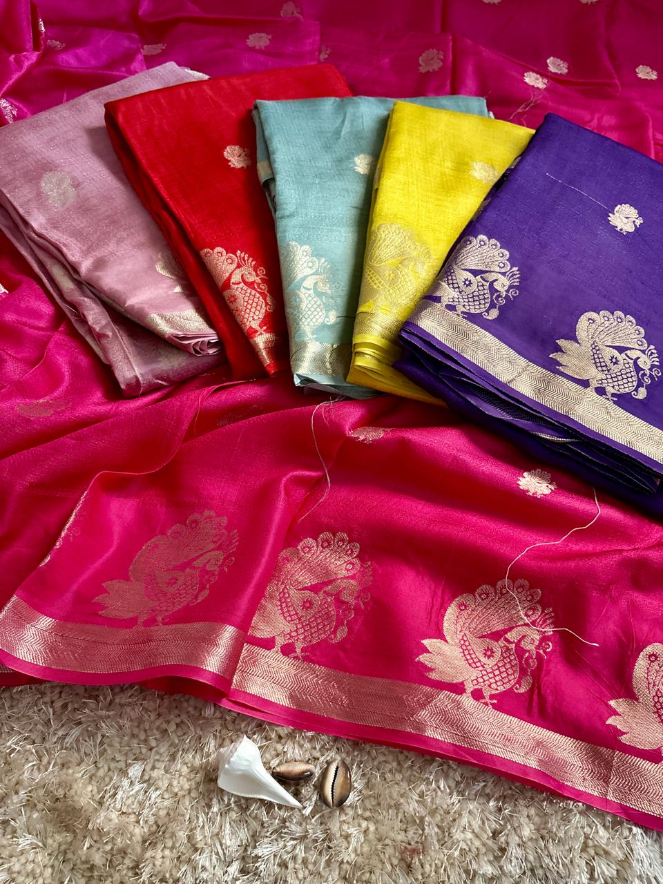 Pure soft Viscose Khadi silk